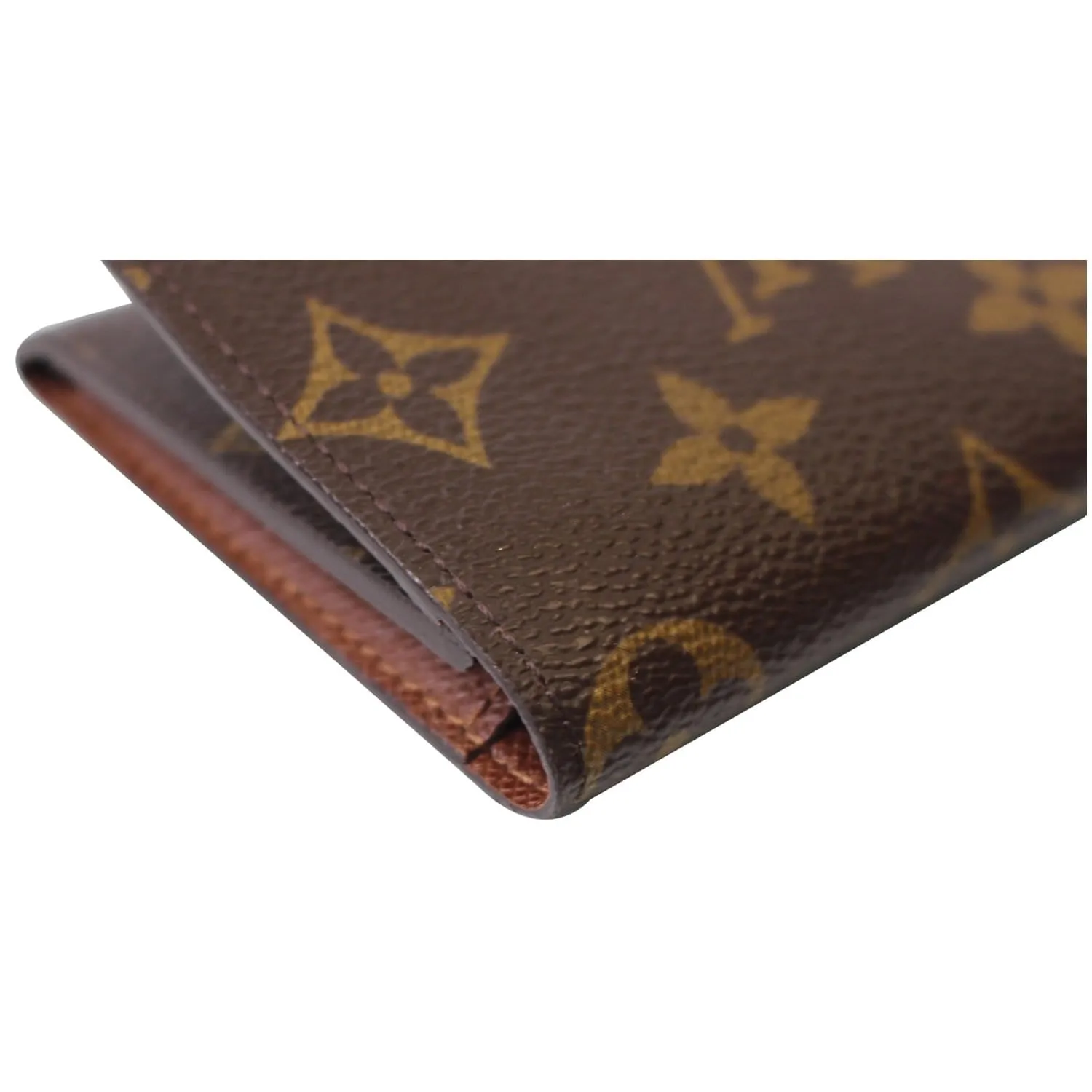 LOUIS VUITTON Monogram Canvas Business Card Holder Brown