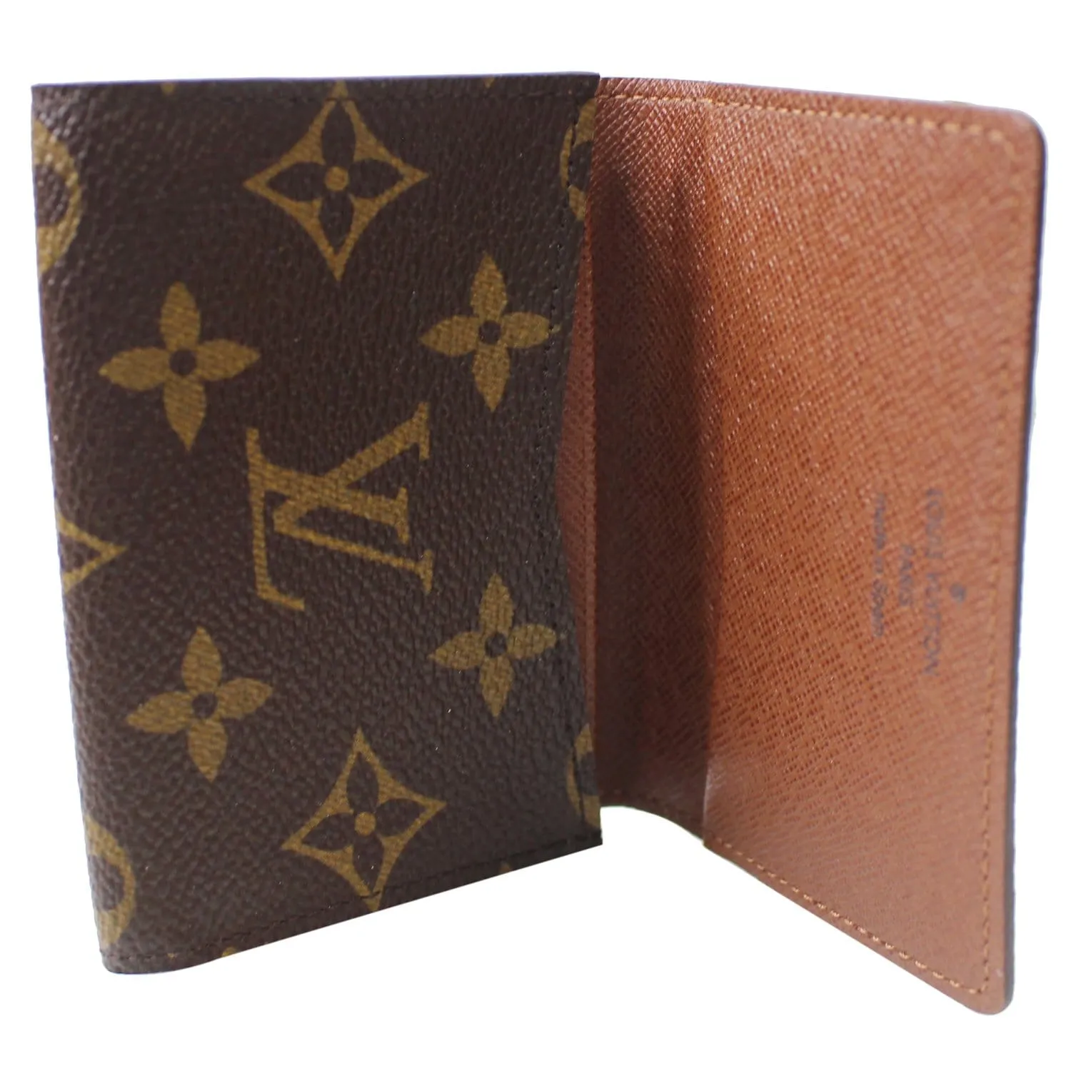 LOUIS VUITTON Monogram Canvas Business Card Holder Brown