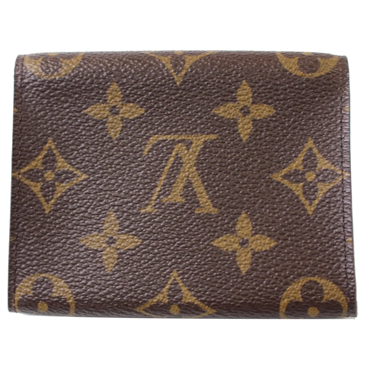 LOUIS VUITTON Monogram Canvas Business Card Holder Brown
