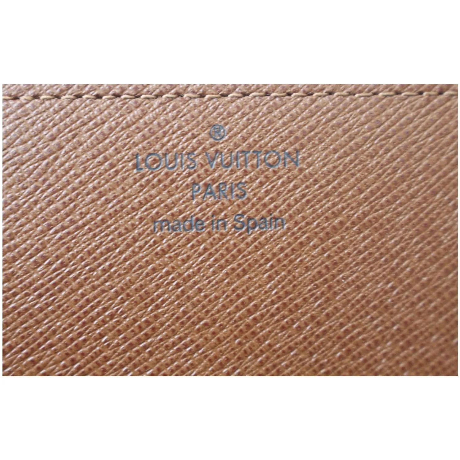 LOUIS VUITTON Monogram Canvas Business Card Holder Brown