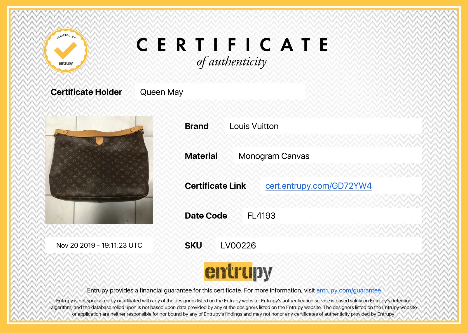 Louis Vuitton Monogram Delightful MM
