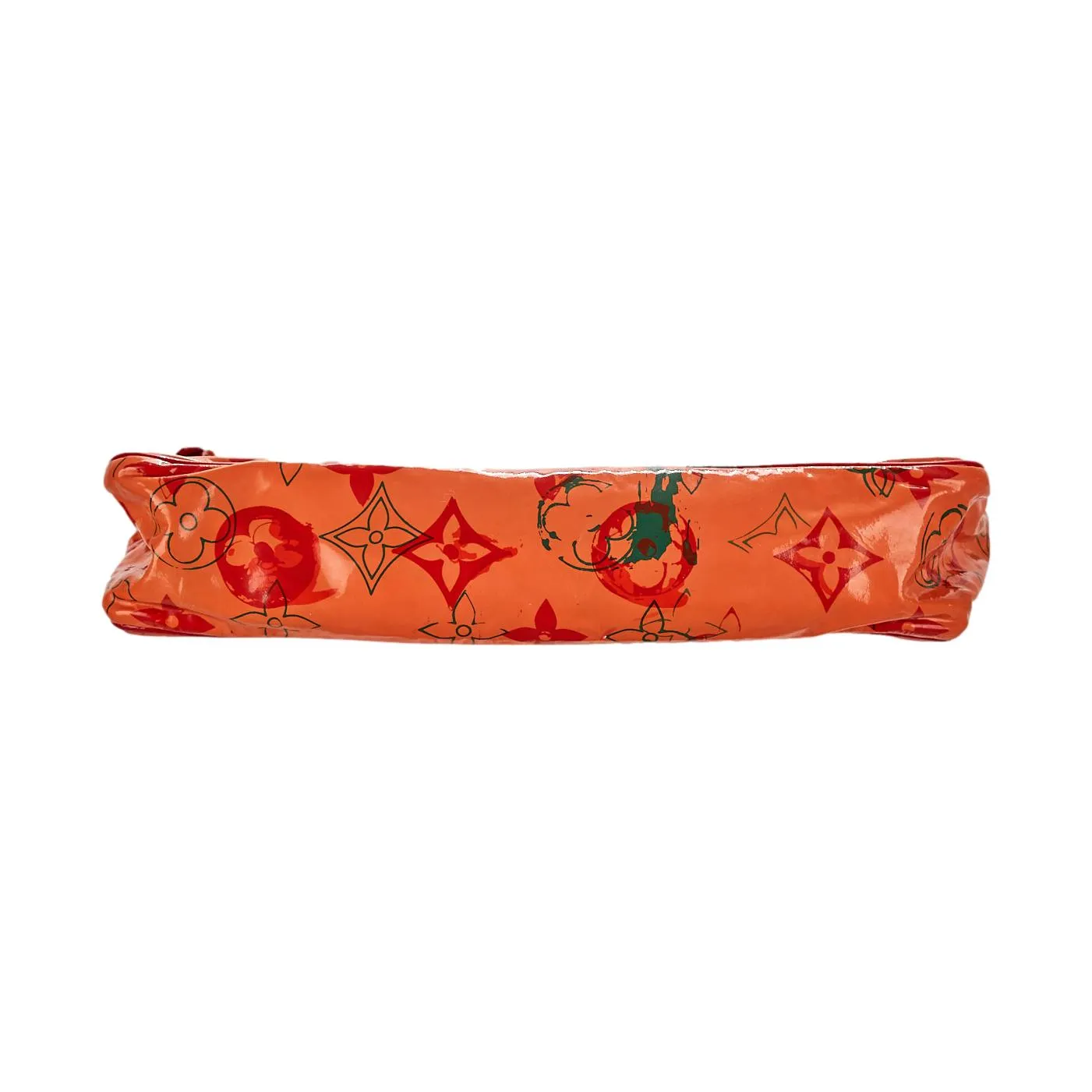 Louis Vuitton Orange Graffiti Logo Shoulder Bag