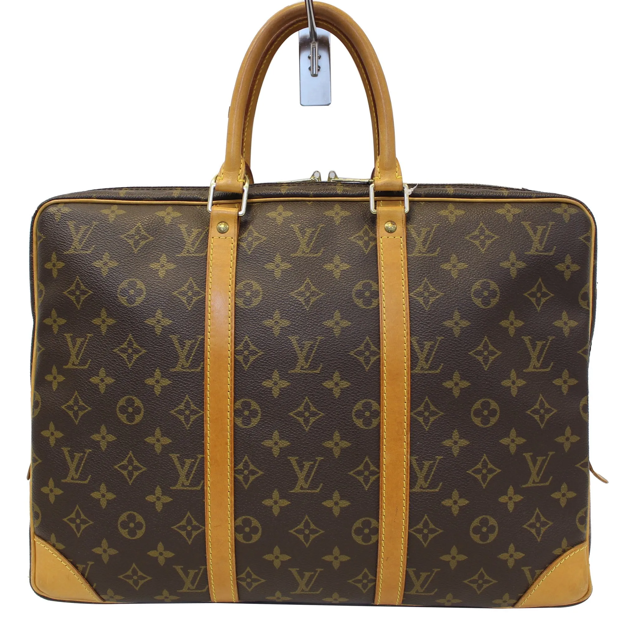 LOUIS VUITTON Porte Documents Voyage Monogram Canvas  Briefcase Bag