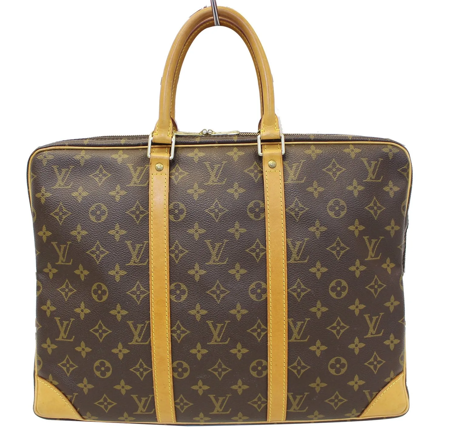 LOUIS VUITTON Porte Documents Voyage Monogram Canvas  Briefcase Bag