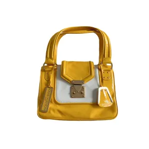 Louis Vuitton Yellow Patent Top Handle Bag