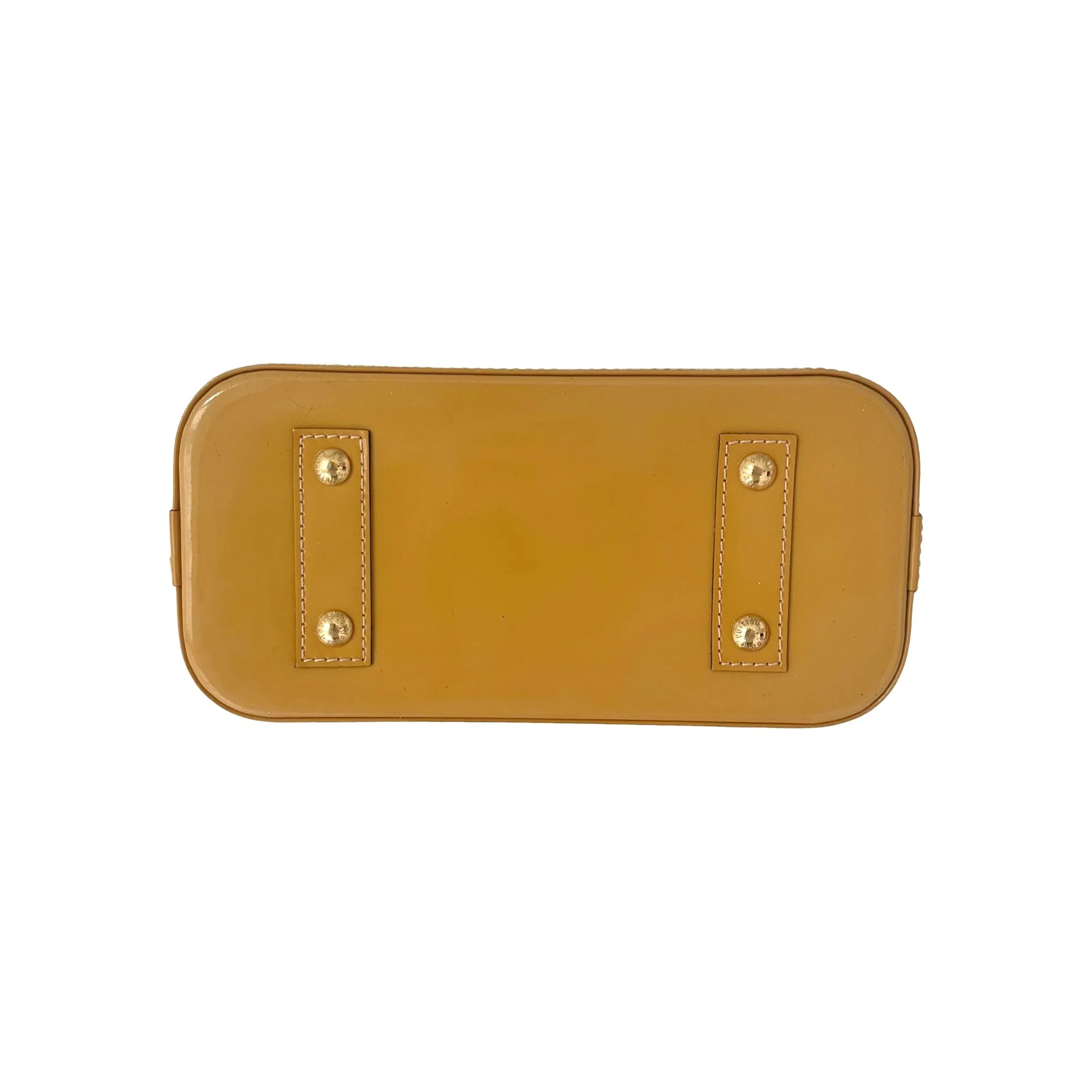 Louis Vuitton Yellow Vernis Alma 2-Way Bag