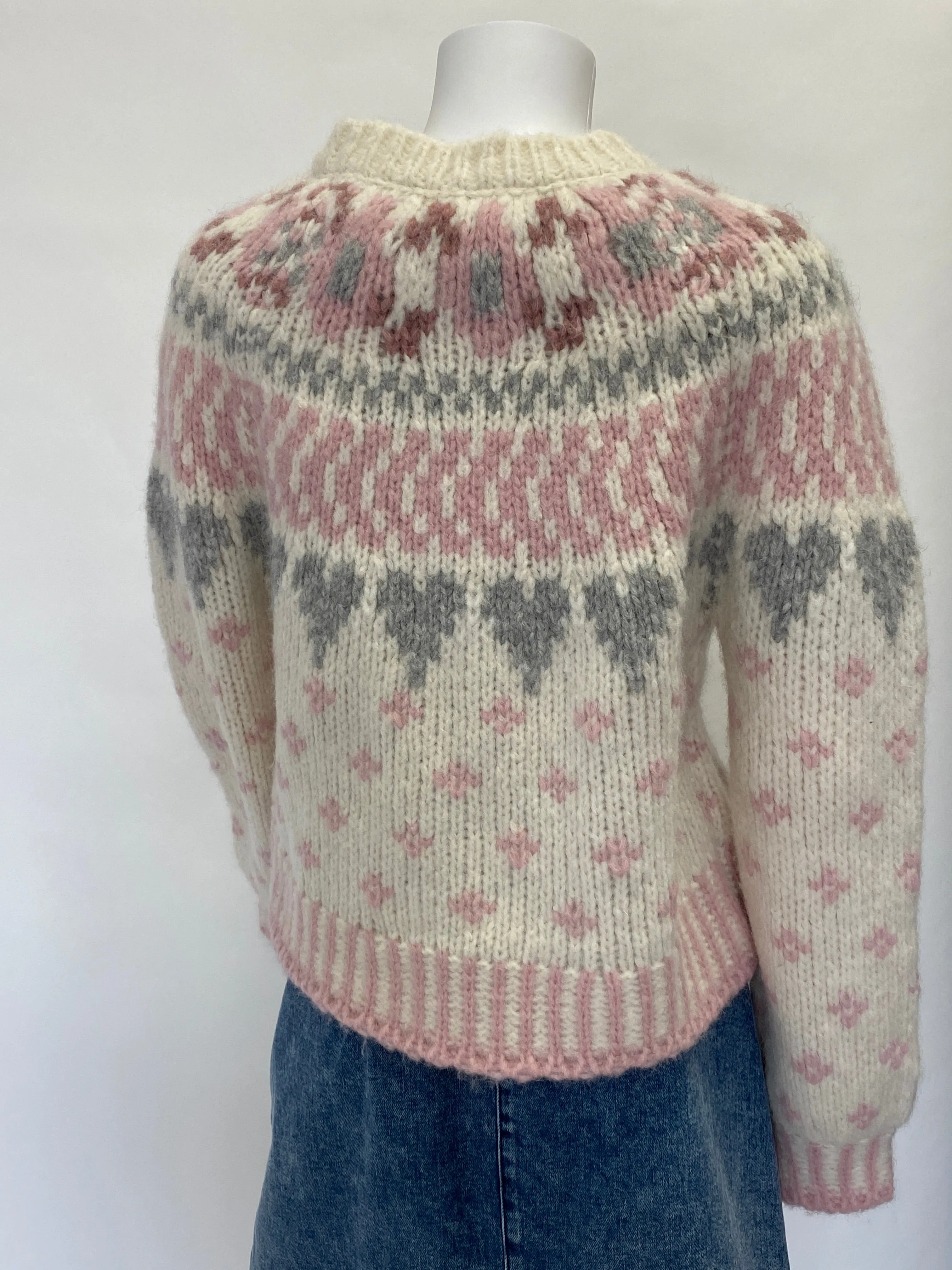 Love Shack Fancy Rose Button Cardigan