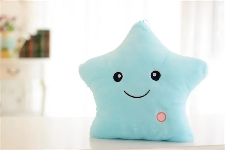 Luminous Star Plush Pillow