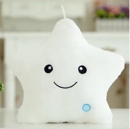 Luminous Star Plush Pillow
