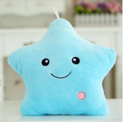 Luminous Star Plush Pillow