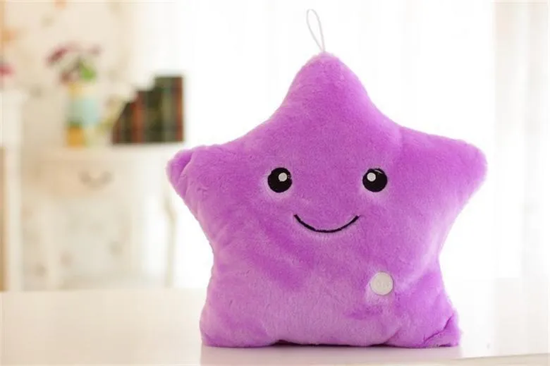 Luminous Star Plush Pillow
