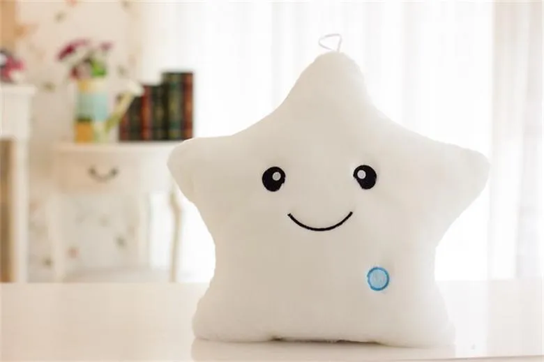 Luminous Star Plush Pillow
