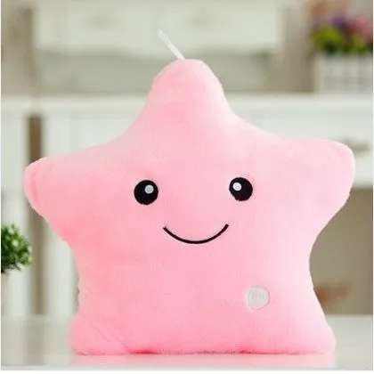 Luminous Star Plush Pillow