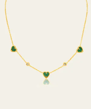 Lysa Green Heart Necklace