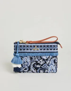 Maci Wristlet Marsh Boardwalk Paisley: 388274