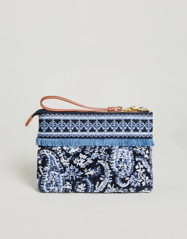 Maci Wristlet Marsh Boardwalk Paisley: 388274