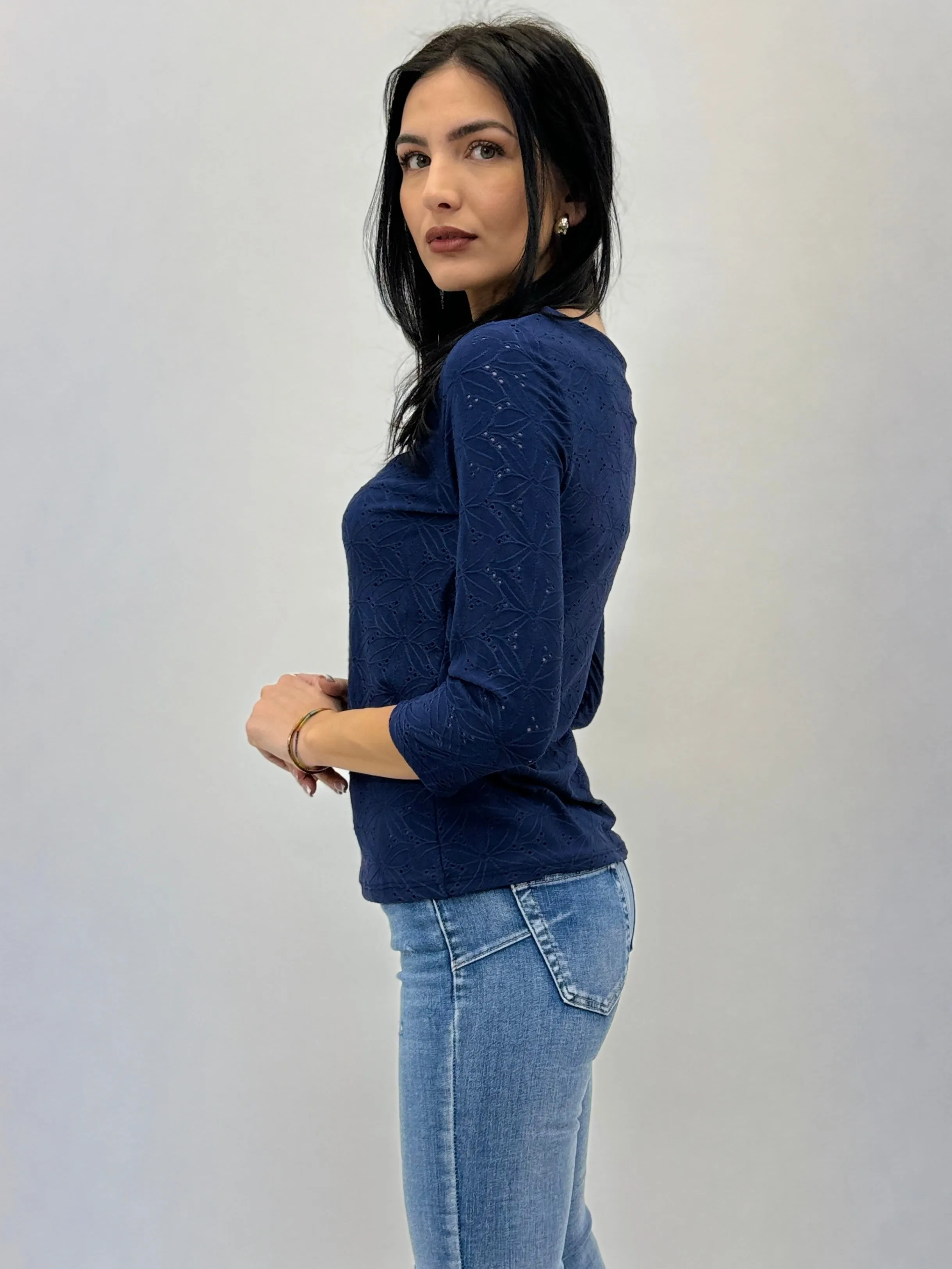 Maglia basic elasticizzato