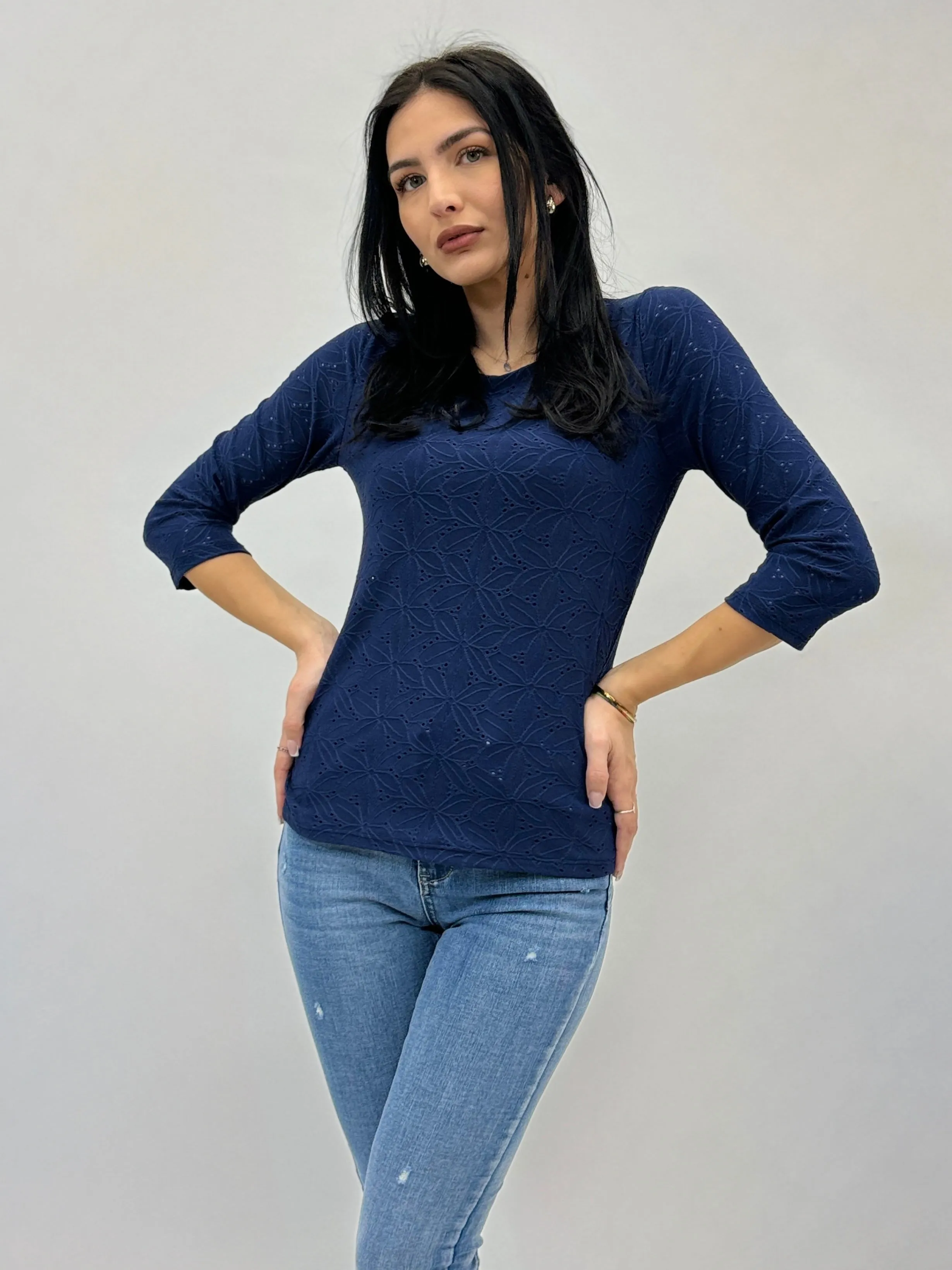 Maglia basic elasticizzato