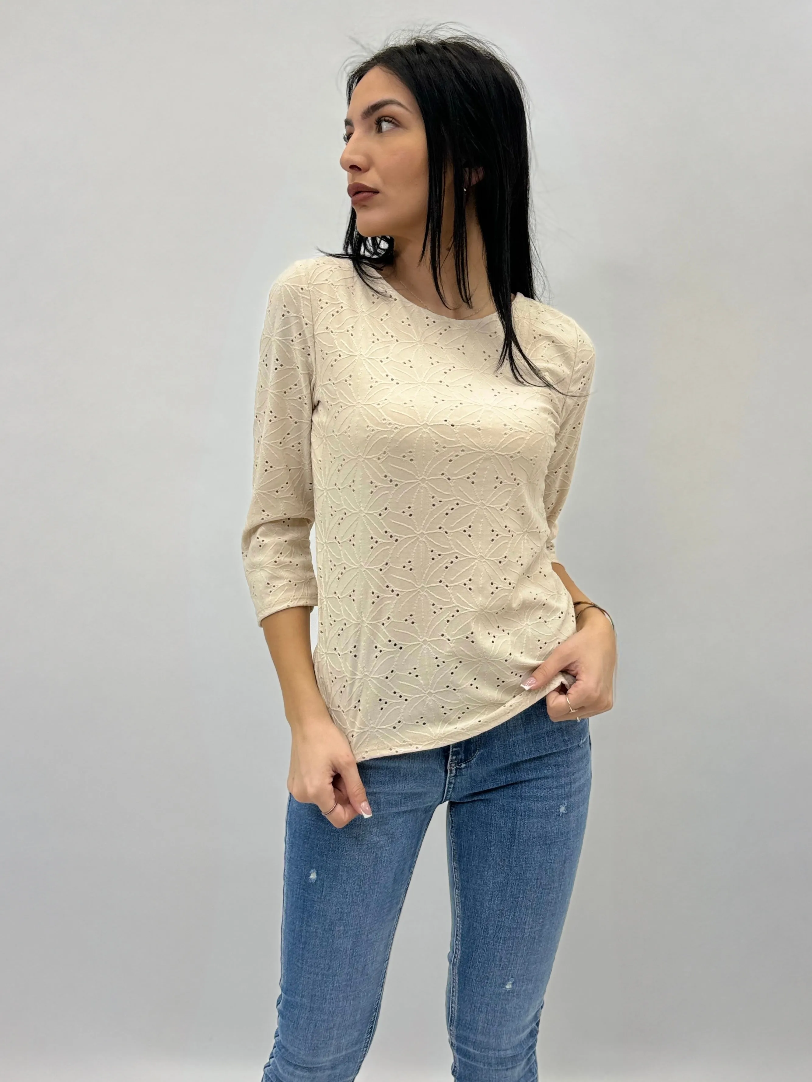 Maglia basic elasticizzato