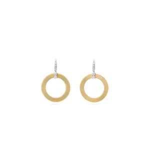 Marco Bicego Masai Circular Drop Earrings With Diamonds