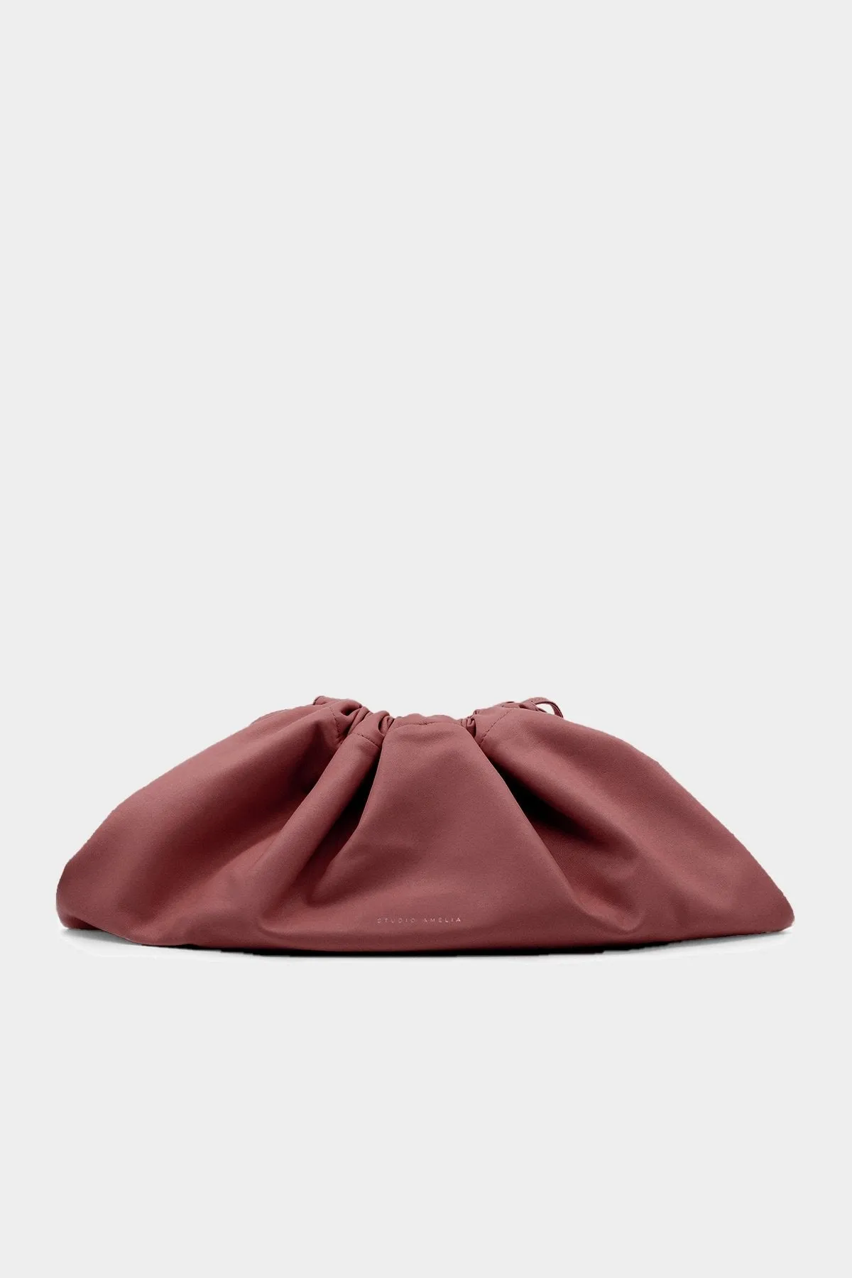 Maxi Drawstring Bag in Bordeaux