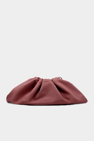 Maxi Drawstring Bag in Bordeaux