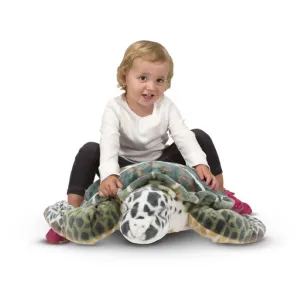 melissa & doug giant sea turtle plush