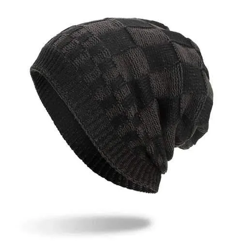 Men Women Winter Warm Coral Fleece Thicken Beanie Caps