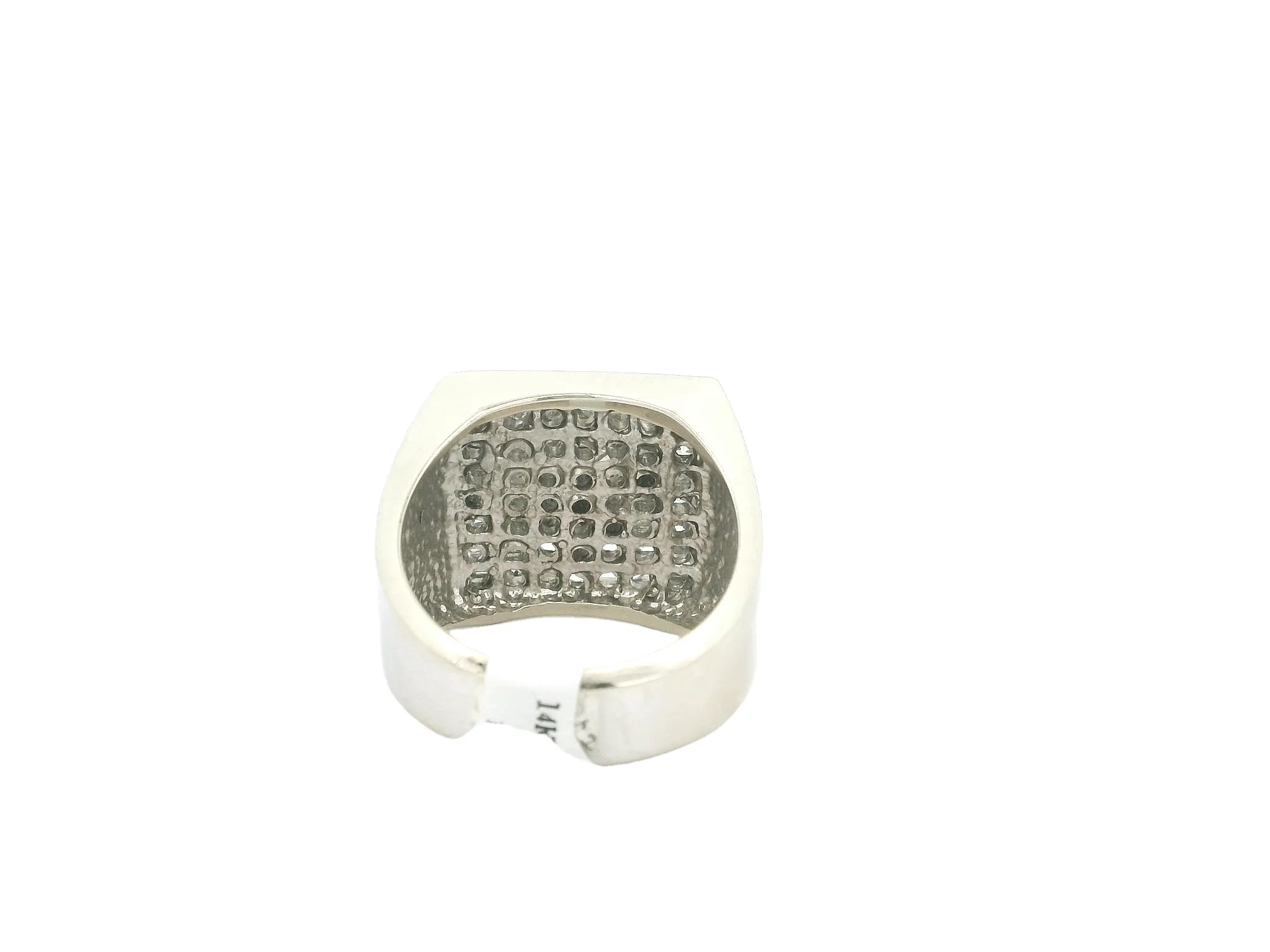 Men's 14kt White Gold Diamond Ring