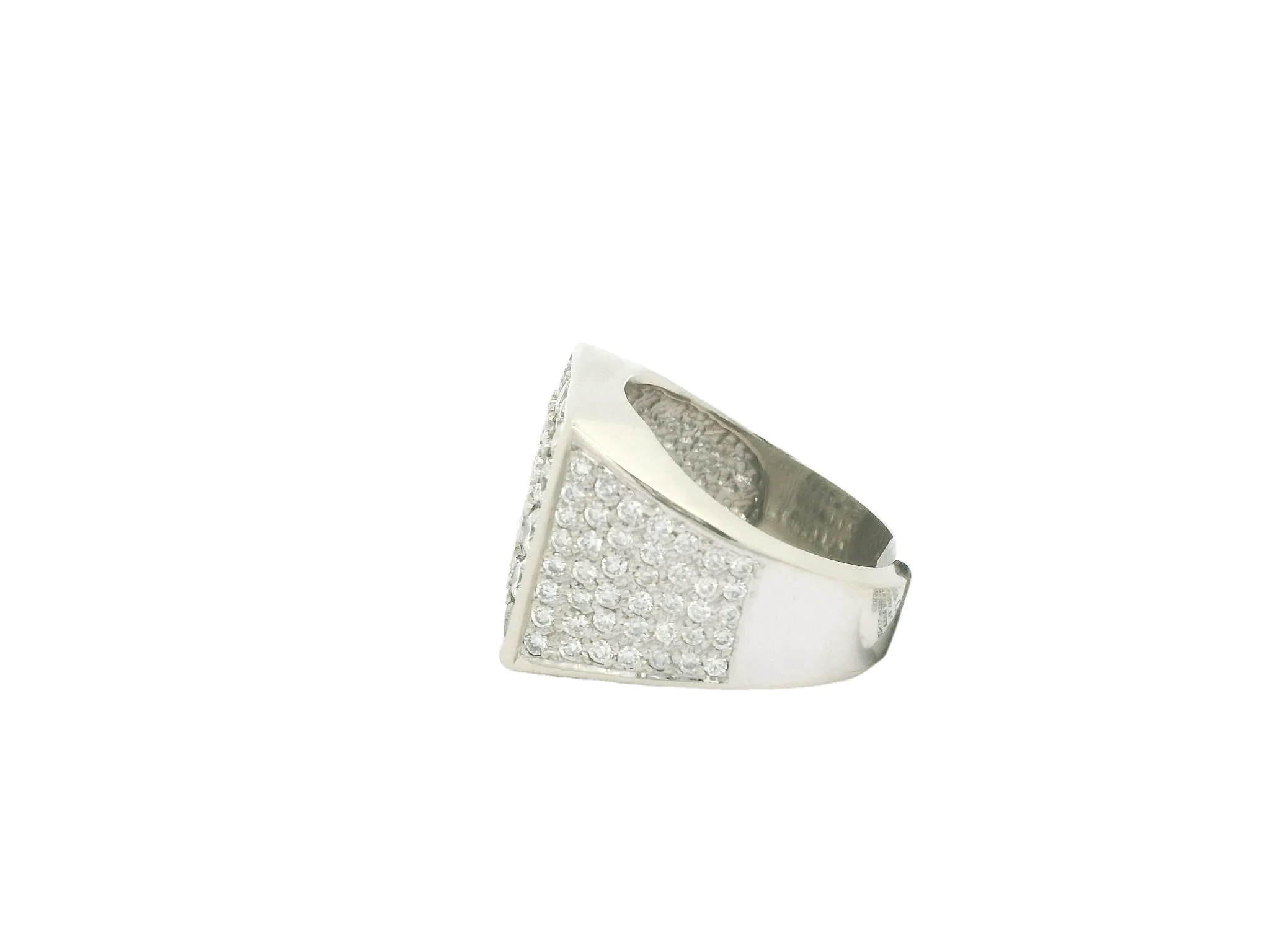 Men's 14kt White Gold Diamond Ring