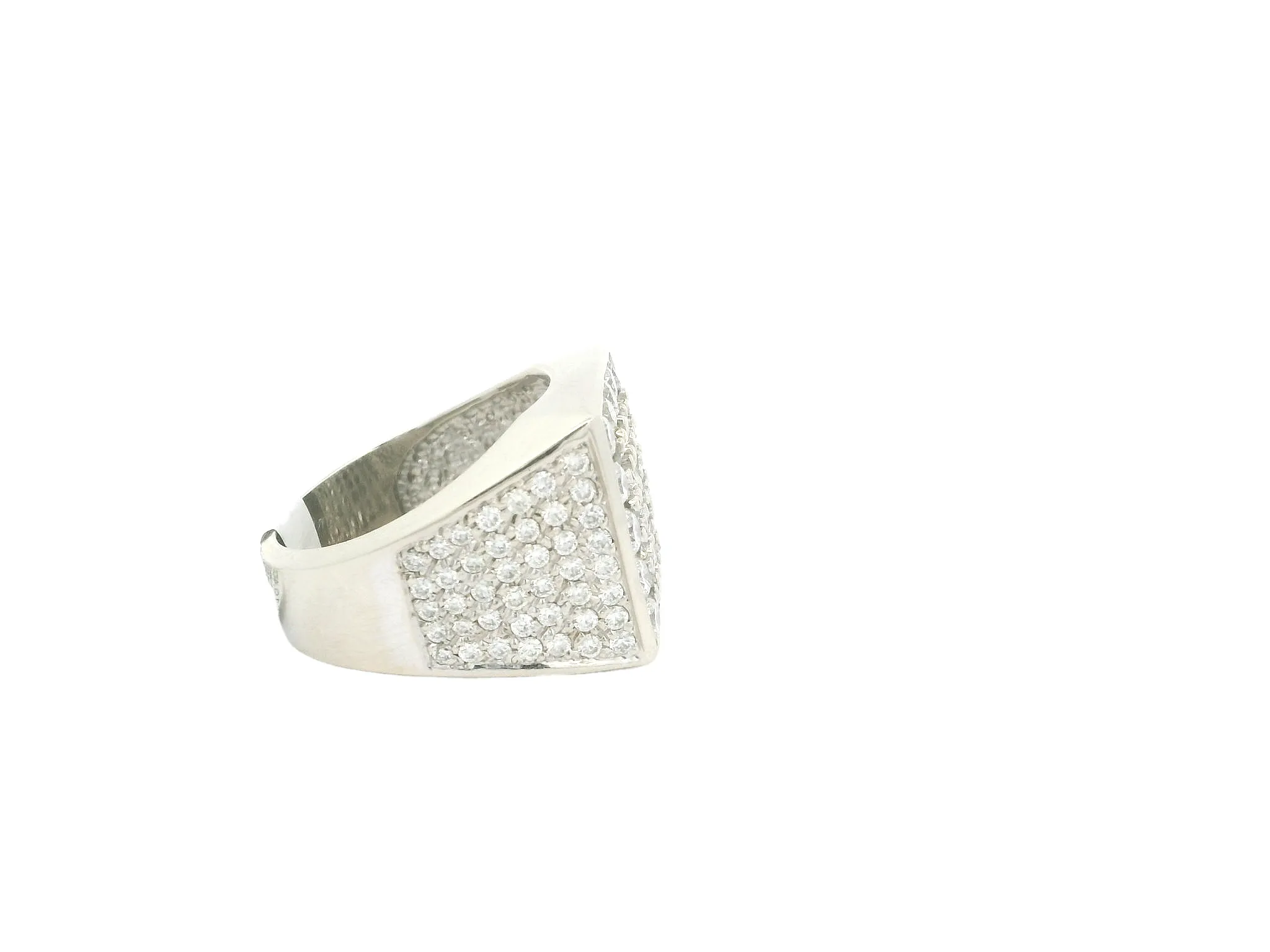 Men's 14kt White Gold Diamond Ring