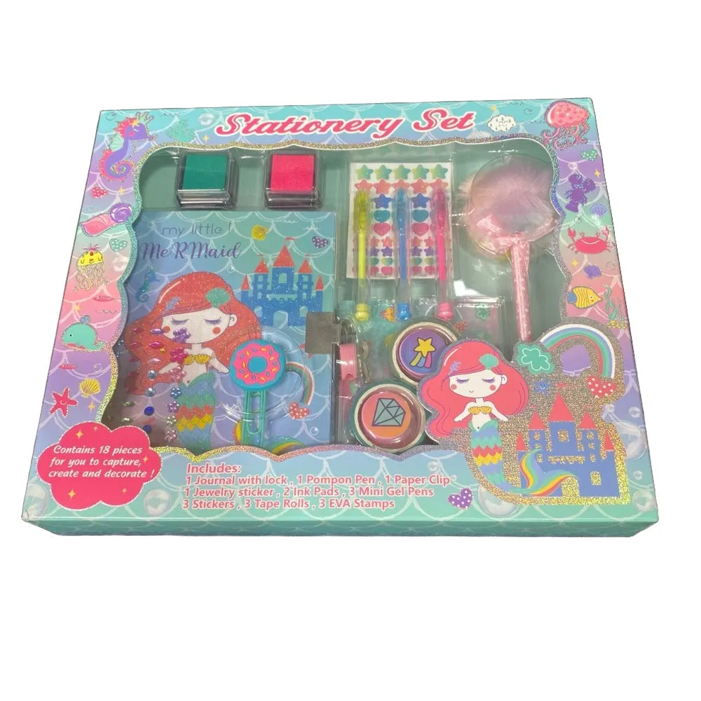 Mermaid stationery set