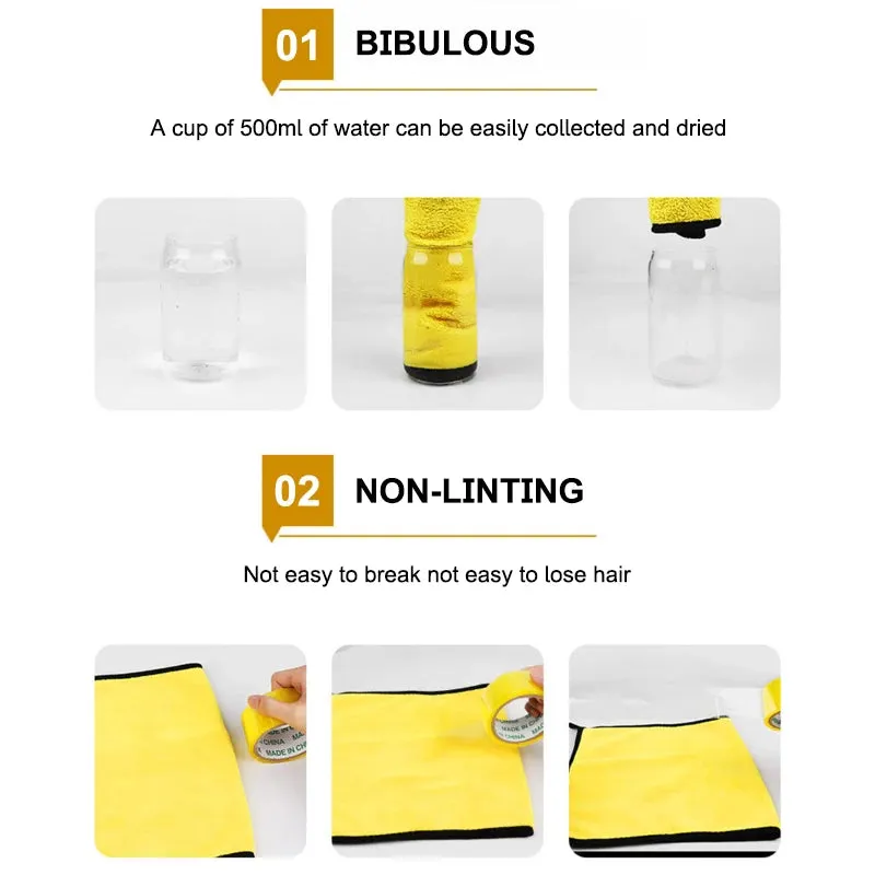 Microfiber Clean car washing Towels