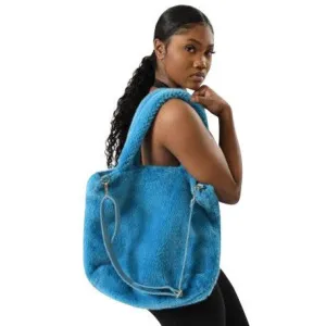 Mimi twisted handle faux fur bag (2 Colors)