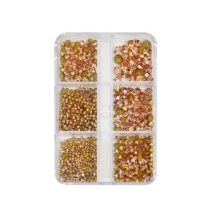 Mix Size 3D Sharp Diamond - 03# Rose gold