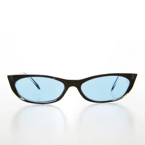 Mod Cat Eye Sunglass with Tinted Lenses - Avalon