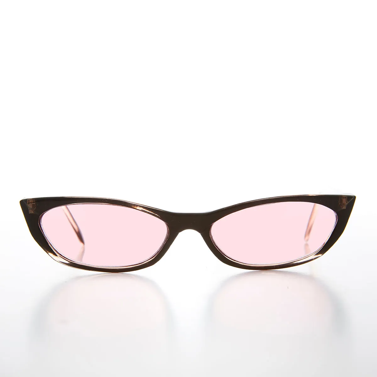 Mod Cat Eye Sunglass with Tinted Lenses - Avalon