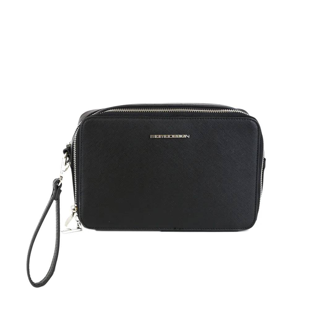 Momodesign Pouch Business Unico in Saffiano Nero