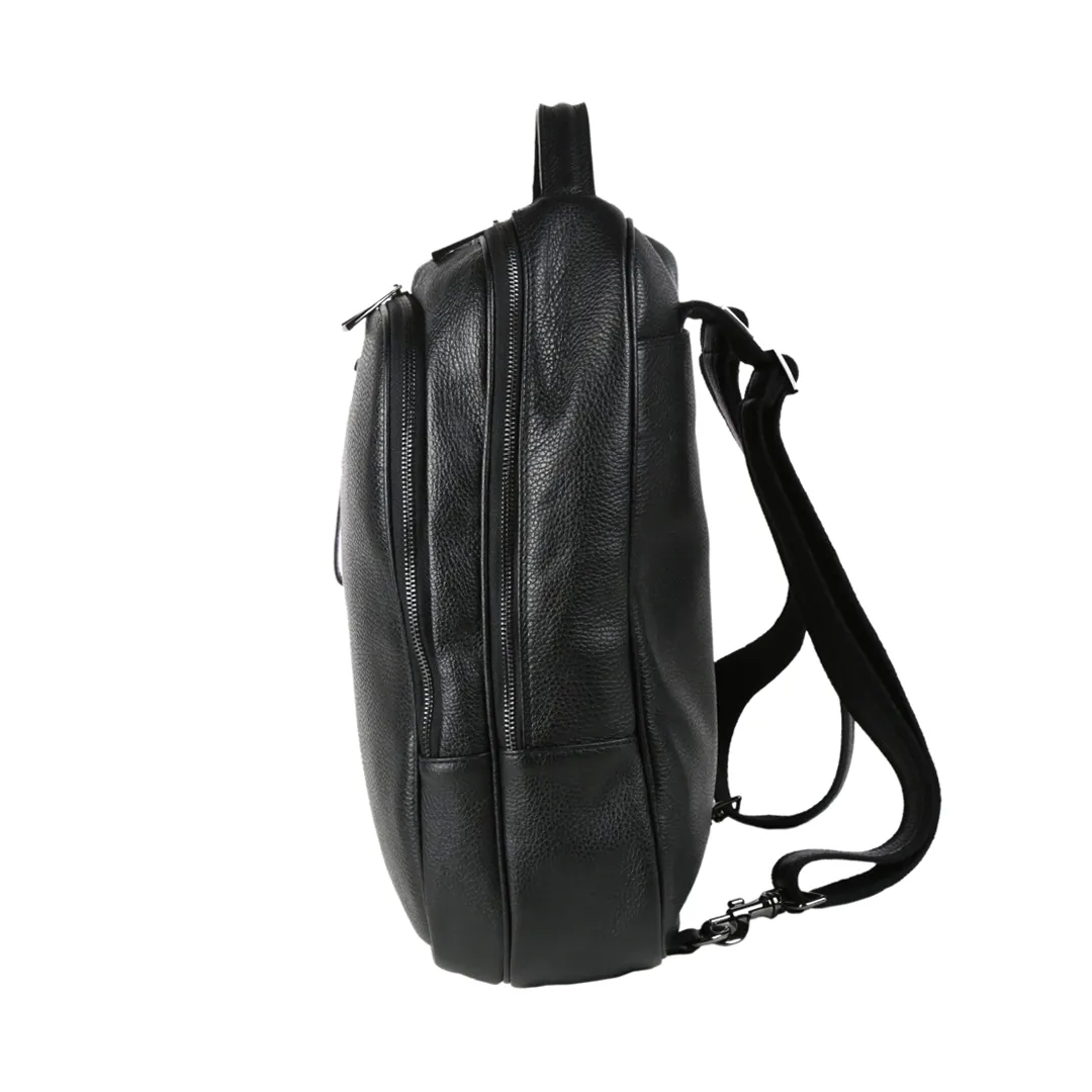Momodesign Zaino Business Dynamic in pelle nero