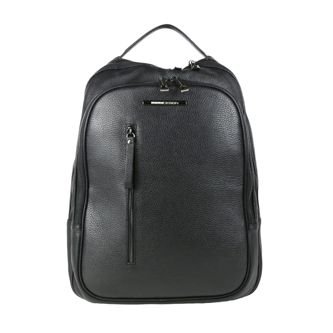 Momodesign Zaino Business Dynamic in pelle nero
