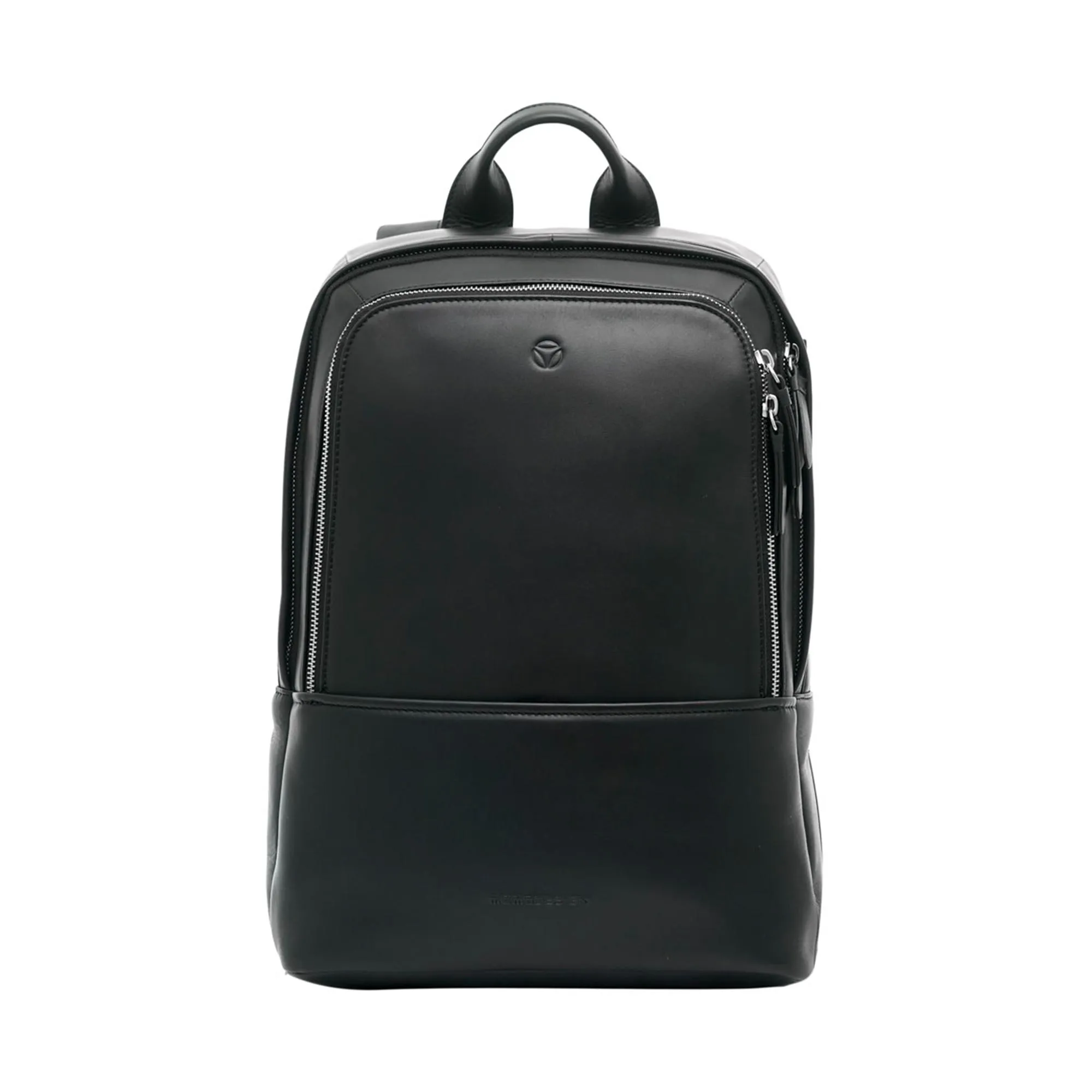 Momodesign Zaino Business Logo in pelle nera