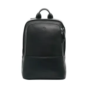 Momodesign Zaino Business Logo in pelle nera