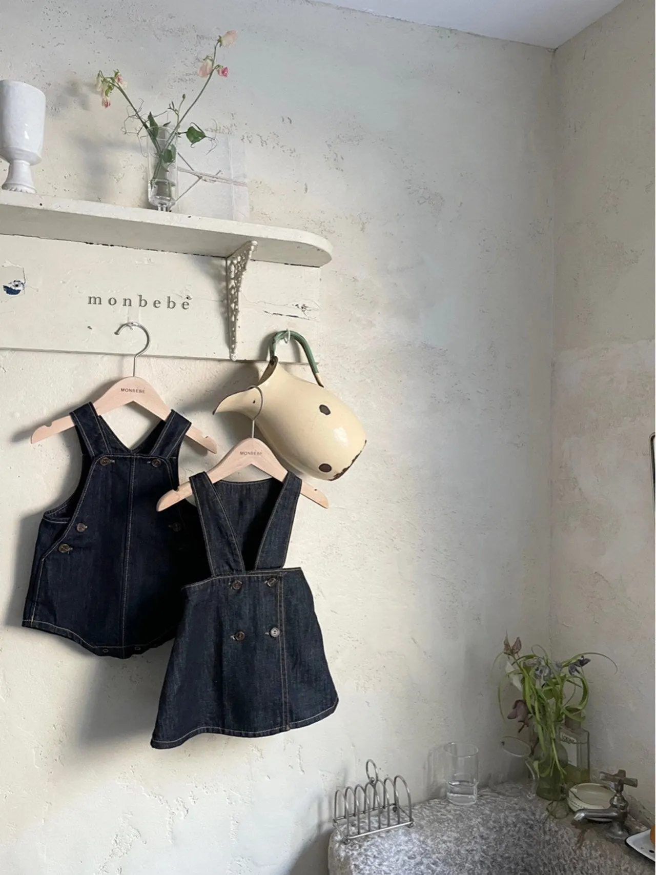 Monbebe Denim Dress (2 colour options)