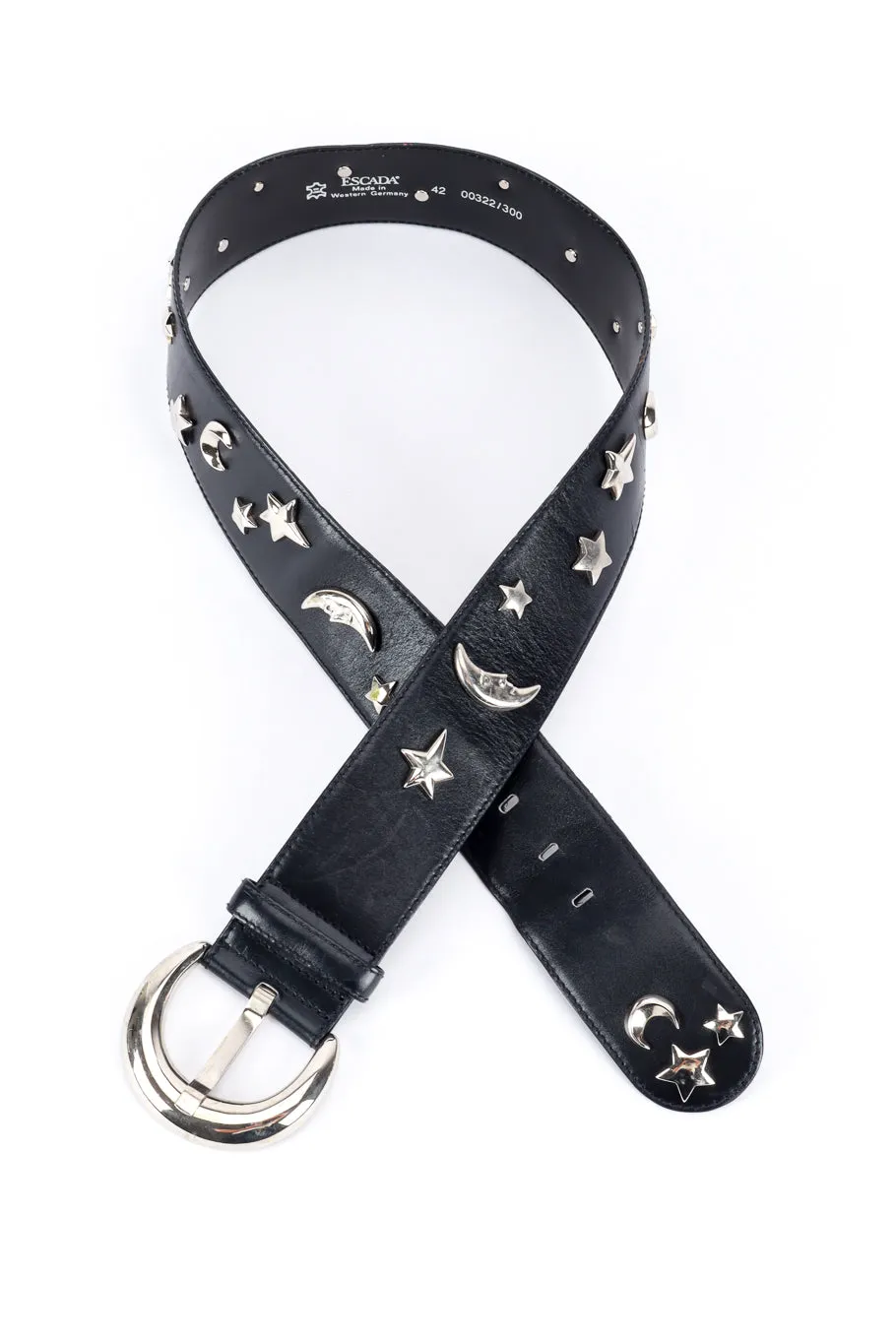 Moon & Star Studded Belt