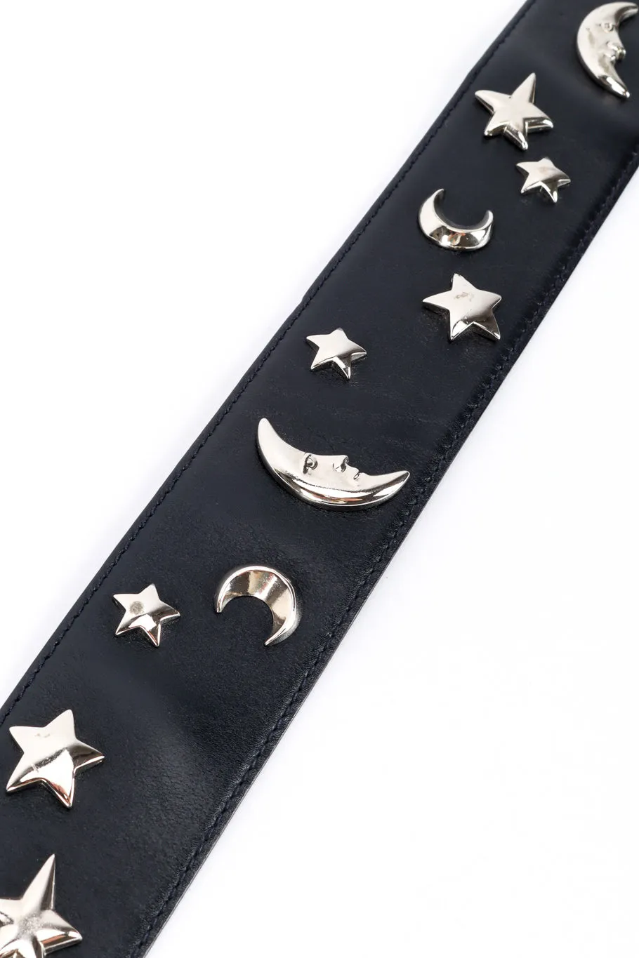 Moon & Star Studded Belt