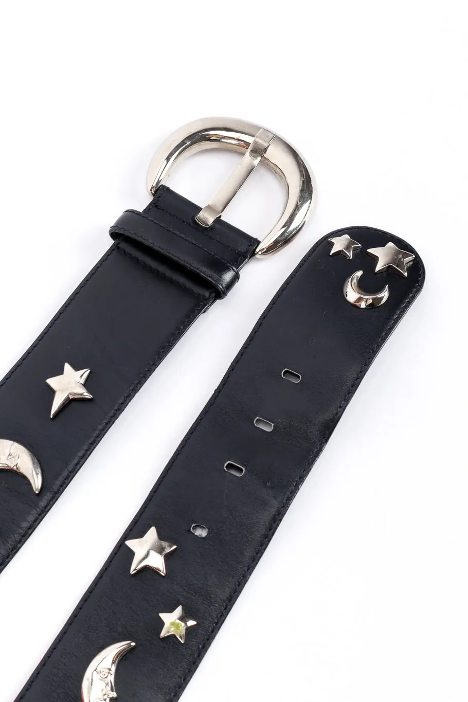 Moon & Star Studded Belt