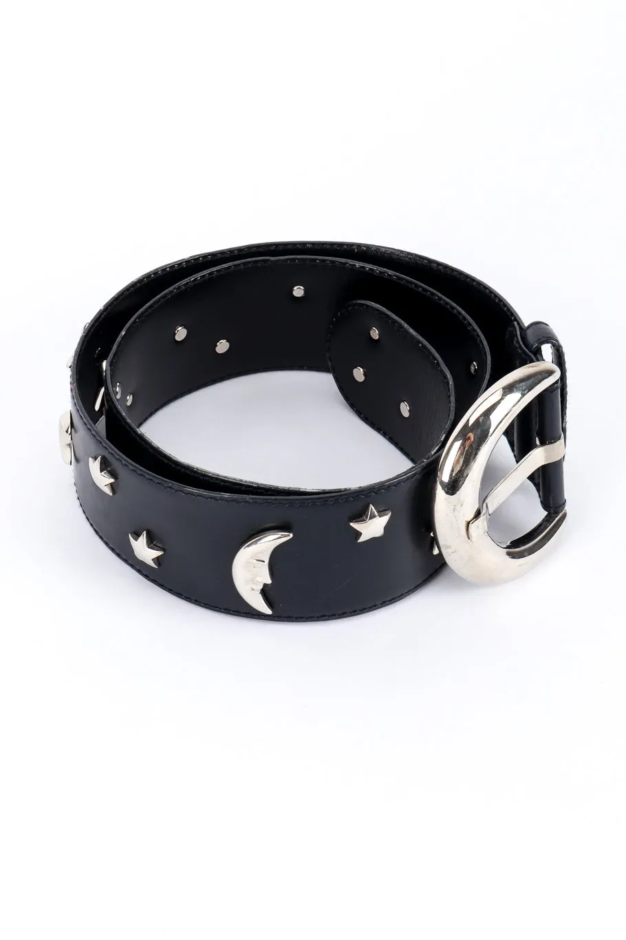 Moon & Star Studded Belt