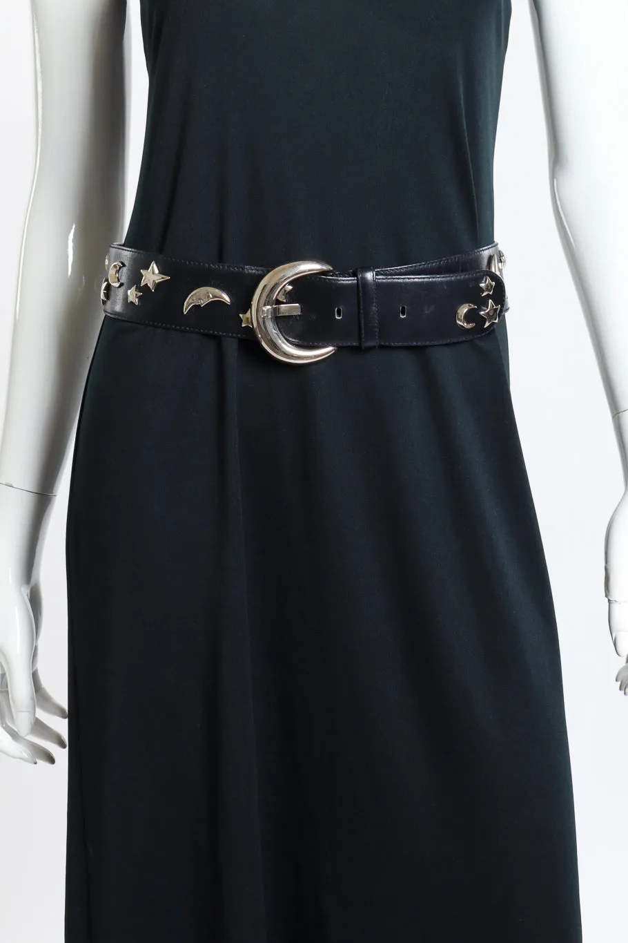 Moon & Star Studded Belt