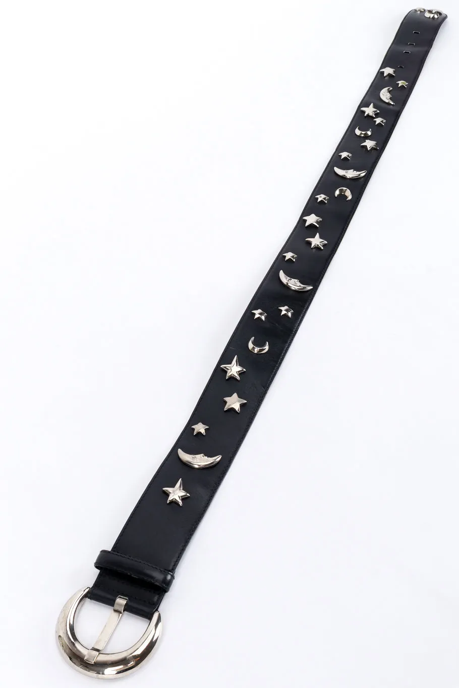 Moon & Star Studded Belt