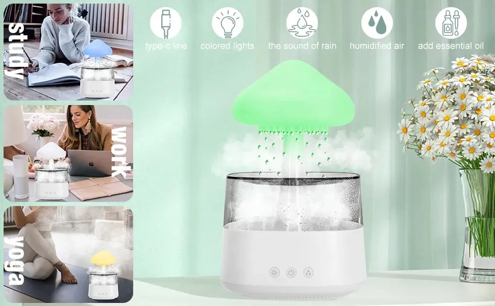 Mushroom Rain Air Humidifier